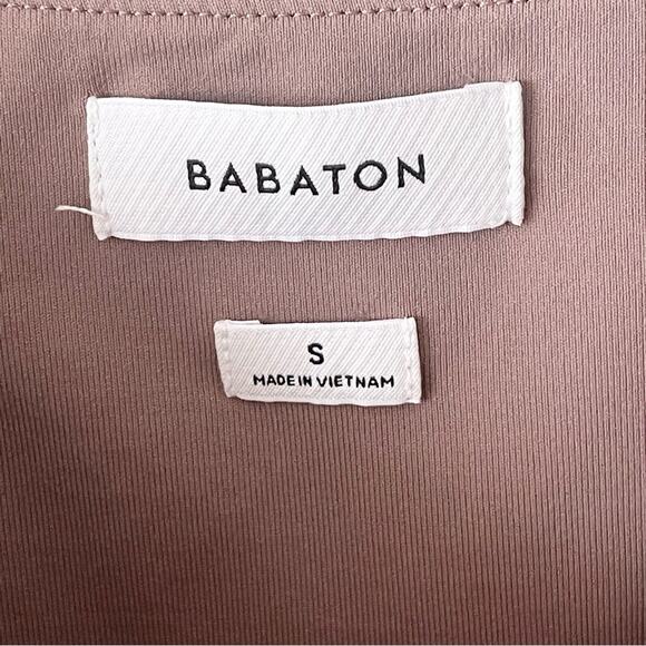 Babaton Aritzia Contour Squareneck Long Sleeve Bodysuit in Taupe Women’s Size S - Picture 3 of 10